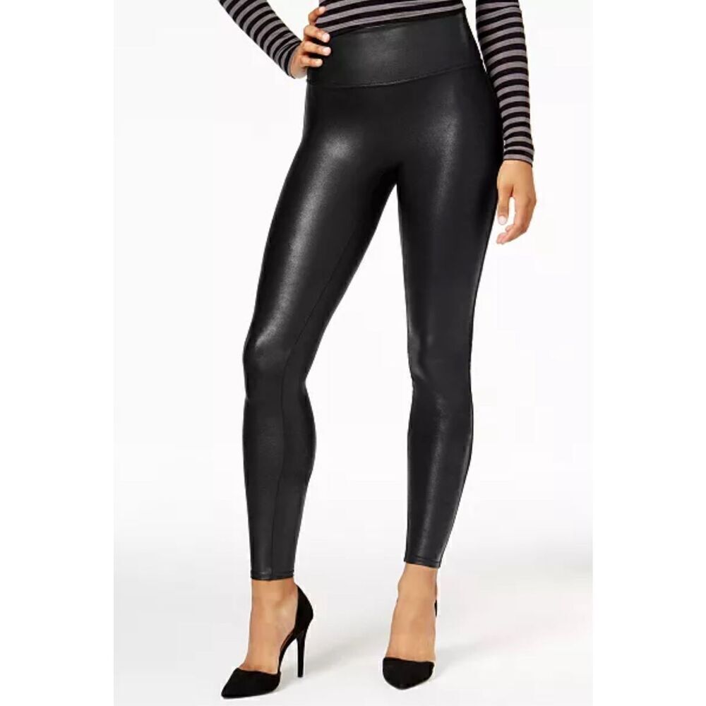 Womens Spanx Faux Leather Leggings